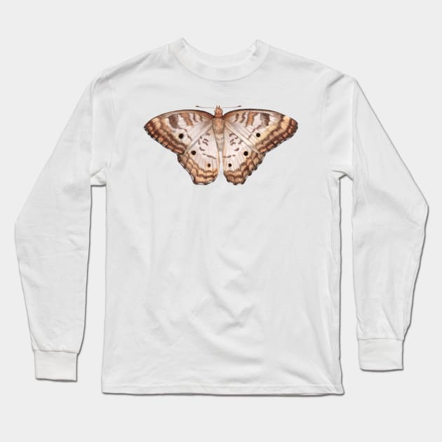 White Peacock Long Sleeve T-Shirt by JadaFitch